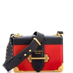 Prada Cahier Crossbody Bag Leather And #377389P13B
